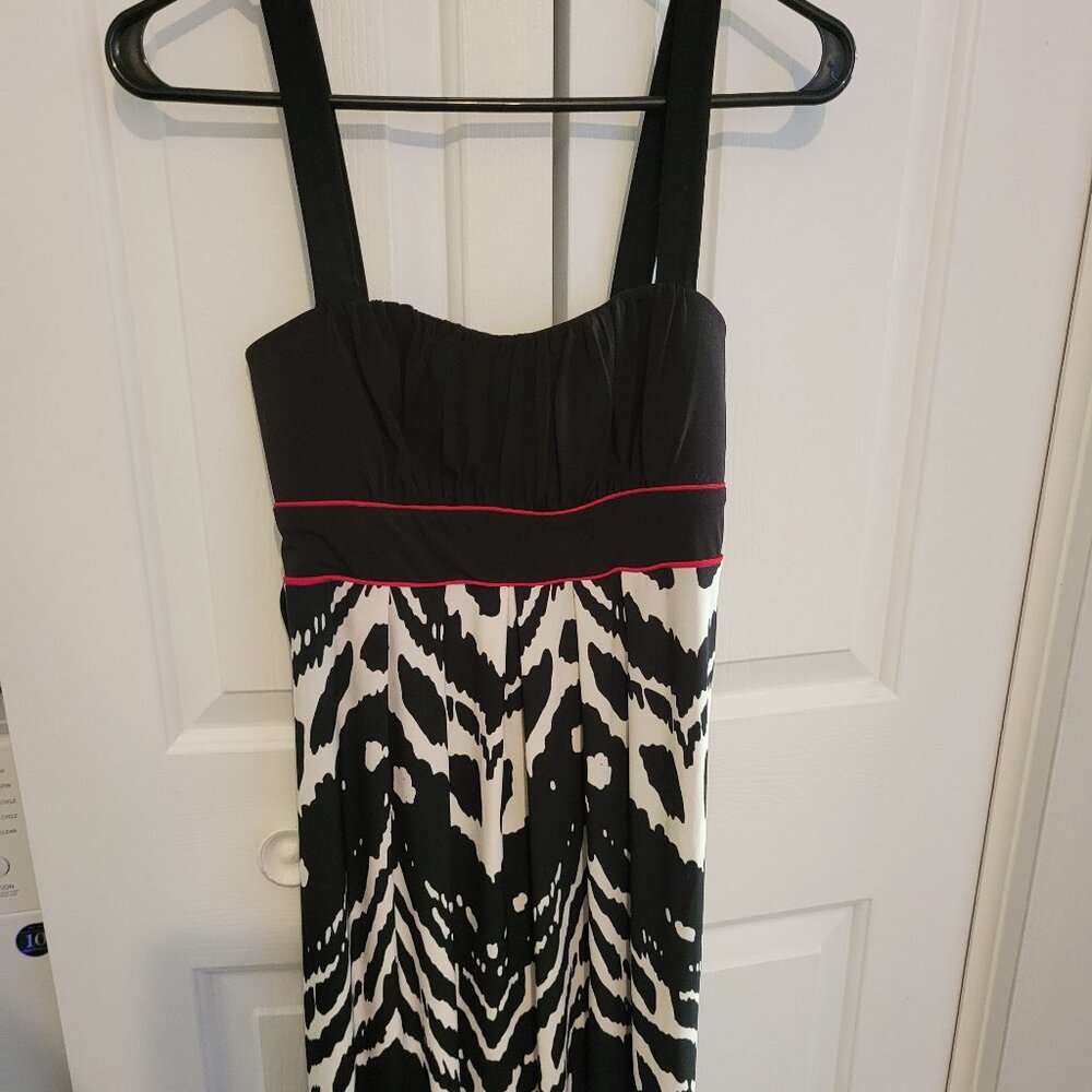 Red/Black/White Dress